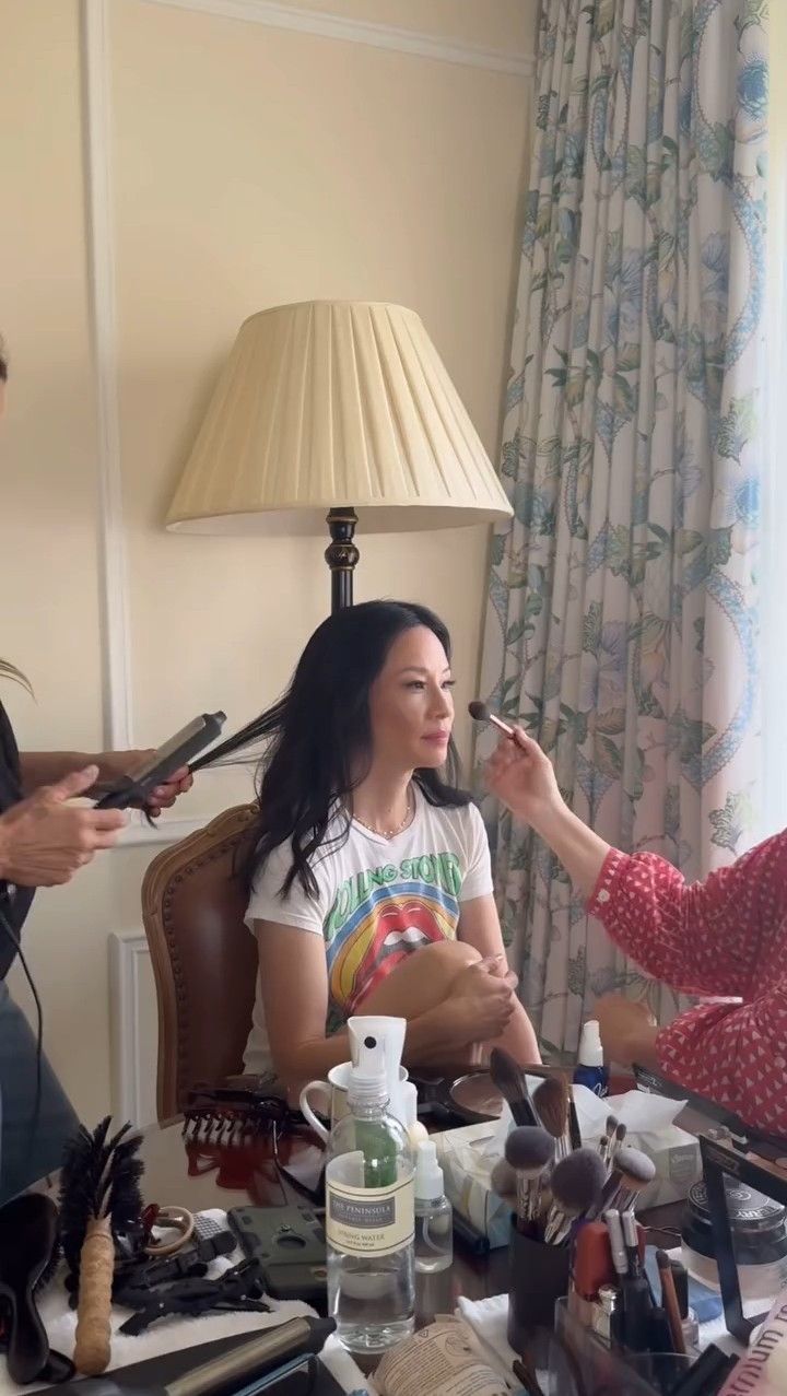 Fire Gradient — Vibrant Warm Tones in Lucy Liu's Art Collection